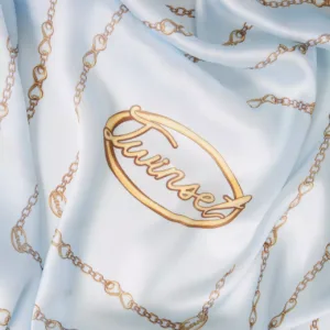 Foulard con Stampa Catena