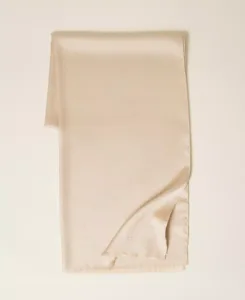 Stola con lurex e logo jacquard