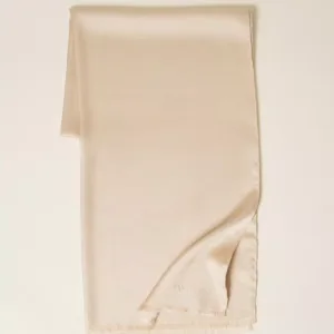 Stola con lurex e logo jacquard